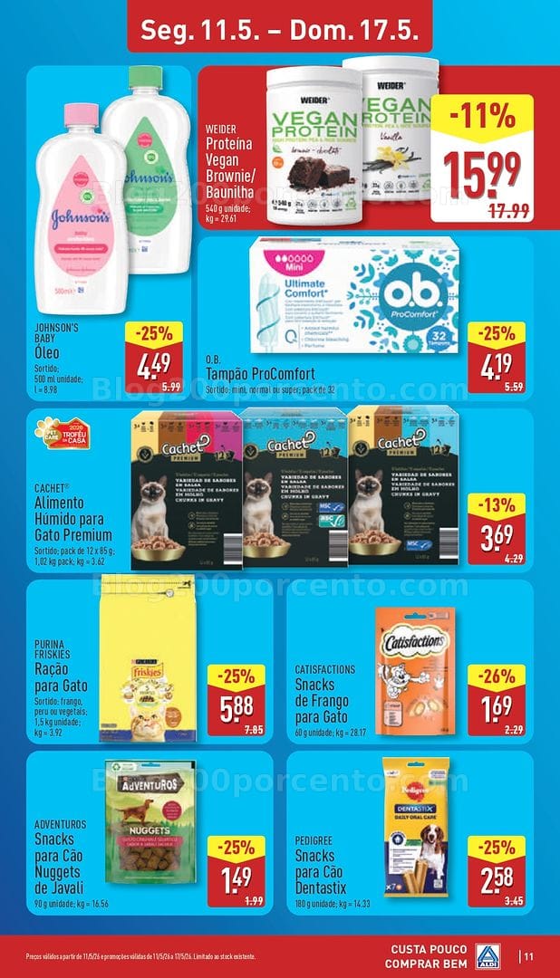 Antevisão Folheto ALDI Promoções de 11 a 17 maio